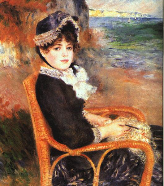 Pierre Renoir By the Seashore Norge oil painting art
